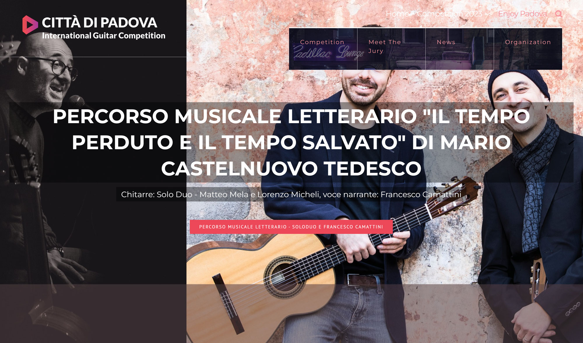 Progetto CHARTA - Padova- Intl Guitar Competition