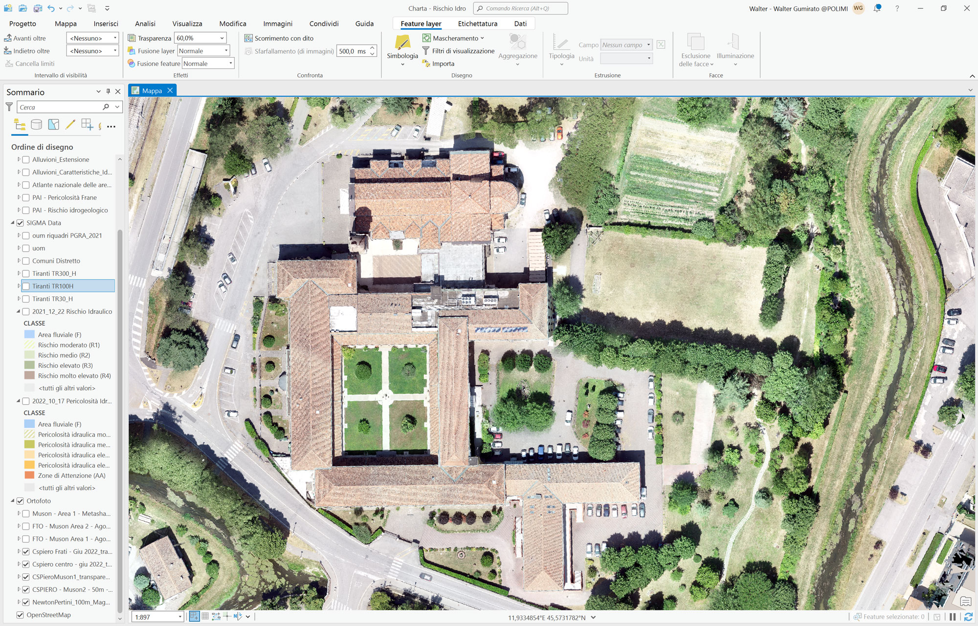 Progetto CHARTA Cartografia Aerofotogrammetrico Camposampiero