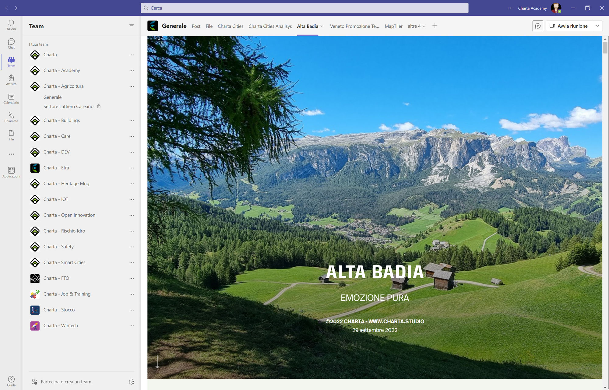 Progetto CHARTA StoryMap AltaBadia